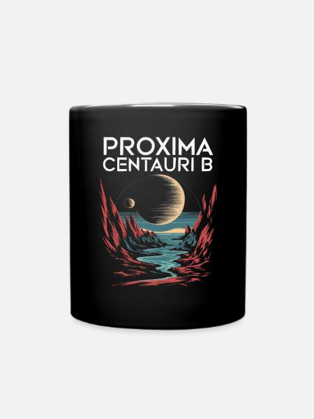 Exoplanet Universum Weltraum Astronom Astronom Astronomie - Tasse einfarbig - Schwarz