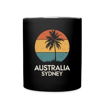 Australie Sydney - Mug uni - noir - Devant