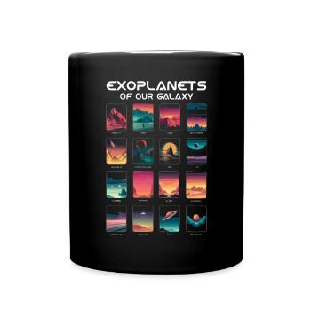 Exoplanète Univers Espace Astronome Astronomie - Mug uni - noir - Devant