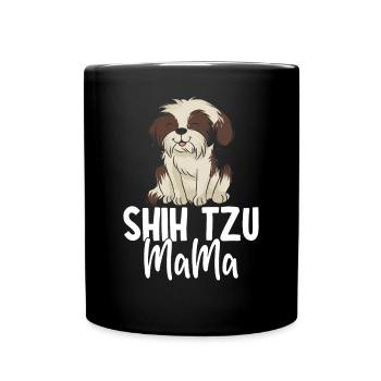 Shih Tzu Mom Dog Mom - Full Colour Mug - black - Front