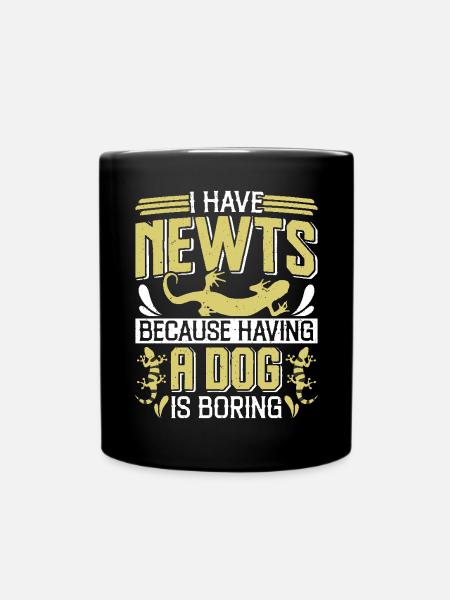 Molch - Tasse einfarbig - Schwarz