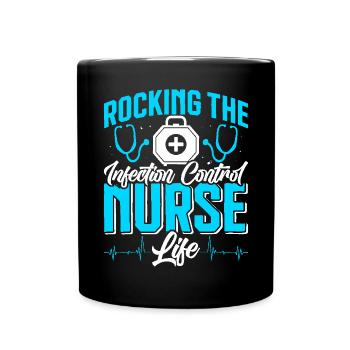 Caregiver Infection Control - Full Colour Mug - black - Front