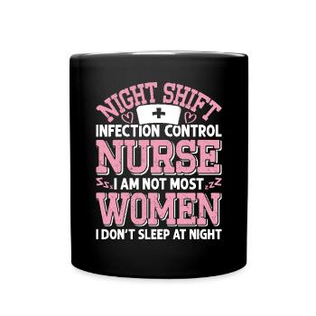 Caregiver Infection Control - Full Colour Mug - black - Front