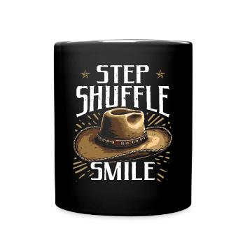 Danse en ligne, Musique country, Cowboy, Danse en ligne - Mug uni - noir - Devant