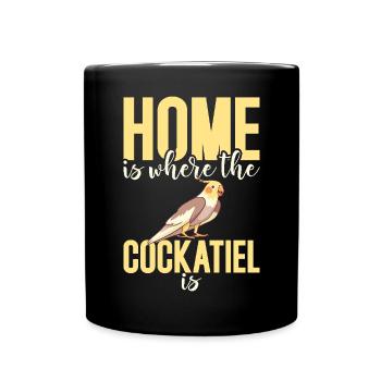Cadeaux de calopsitte - Mug uni - noir - Devant