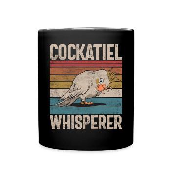Cockatiel Gifts - Tasse einfarbig - Schwarz - Vorne