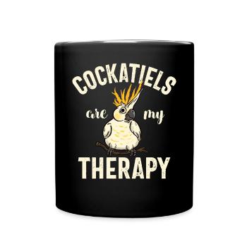 Cadeaux de calopsitte - Mug uni - noir - Devant