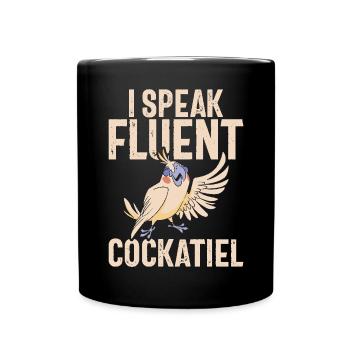 Cockatiel Gifts - Tasse einfarbig - Schwarz - Vorne