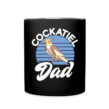 Cockatiel Gifts - Tasse einfarbig - Schwarz - Vorne