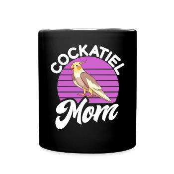 Cadeaux de calopsitte - Mug uni - noir - Devant