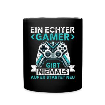 Jeux Gamer Gamer Lecteur vidéo Console PC Jeux - Mug uni - noir - Devant