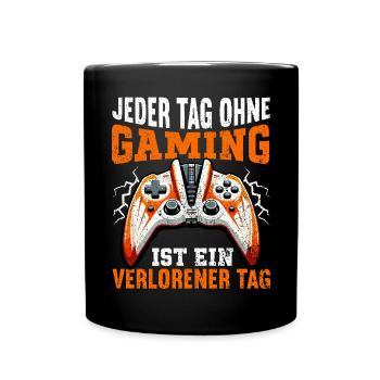 Jeux Gamer Gamer Lecteur vidéo Console PC Jeux - Mug uni - noir - Devant