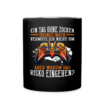 Jeux Gamer Gamer Lecteur vidéo Console PC Jeux - Mug uni - noir - Devant