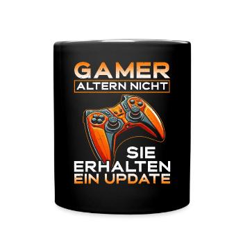 Jeux Gamer Gamer Lecteur vidéo Console PC Jeux - Mug uni - noir - Devant