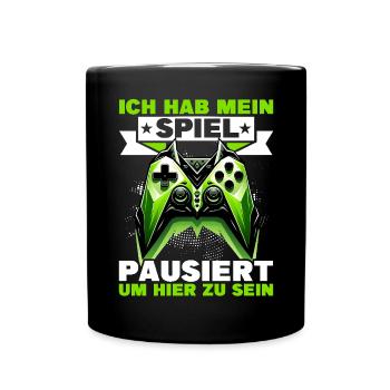 Jeux Gamer Gamer Lecteur vidéo Console PC Jeux - Mug uni - noir - Devant