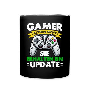 Jeux Gamer Gamer Lecteur vidéo Console PC Jeux - Mug uni - noir - Devant