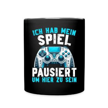 Jeux Gamer Gamer Lecteur vidéo Console PC Jeux - Mug uni - noir - Devant