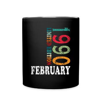 Février 1990| Février 1990 Jubilé 1990 - Mug uni - noir - Devant