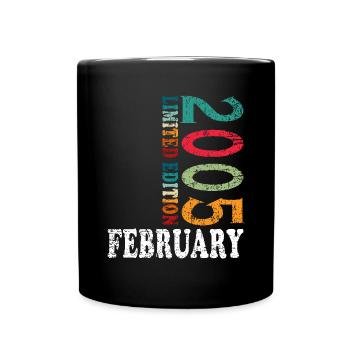 February 2005| February 2005 Jubilee 2005 - Full Colour Mug - black - Front