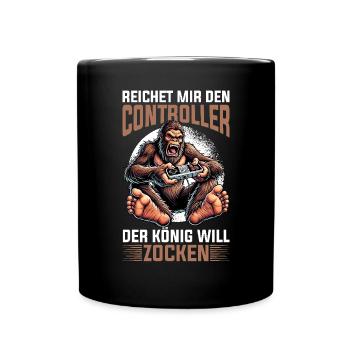 Hands me the controller the king wants to gamble - Full Colour Mug - black - Front