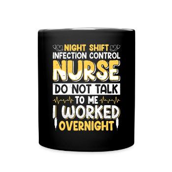 Caregiver Infection Control - Full Colour Mug - black - Front
