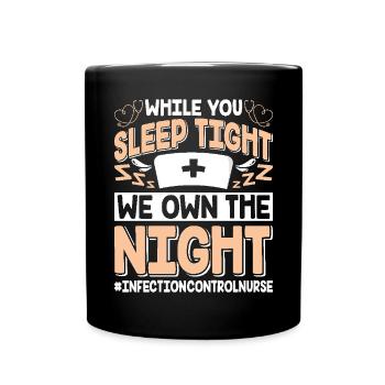 Caregiver Infection Control - Full Colour Mug - black - Front