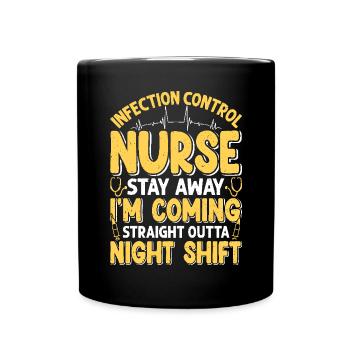 Caregiver Infection Control - Full Colour Mug - black - Front