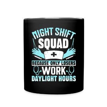 Caregiver Infection Control - Full Colour Mug - black - Front