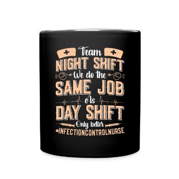 Caregiver Infection Control - Full Colour Mug - black - Front