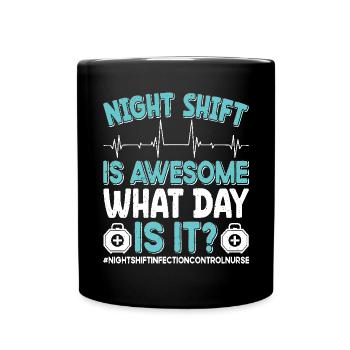 Caregiver Infection Control - Full Colour Mug - black - Front