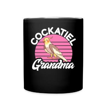 Cadeaux de calopsitte - Mug uni - noir - Devant