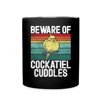 Cadeaux de calopsitte - Mug uni - noir - Devant