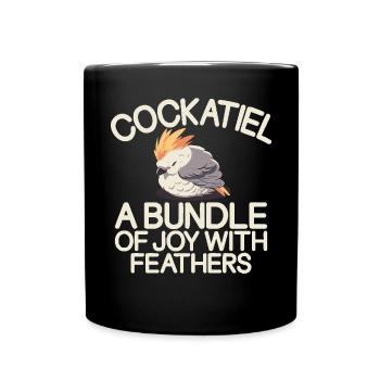 Cadeaux de calopsitte - Mug uni - noir - Devant