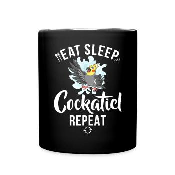 Cadeaux de calopsitte - Mug uni - noir - Devant