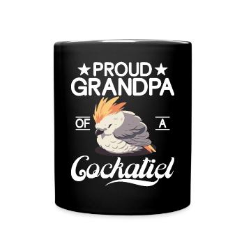 Cockatiel Gifts - Tasse einfarbig - Schwarz - Vorne