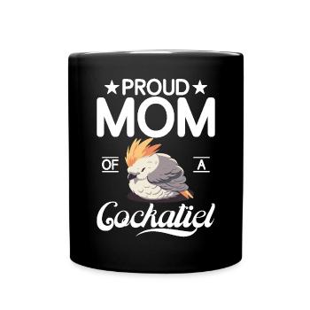 Cadeaux de calopsitte - Mug uni - noir - Devant