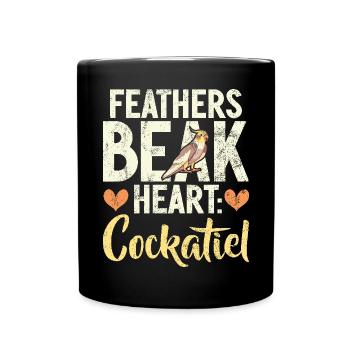 Cadeaux de calopsitte - Mug uni - noir - Devant