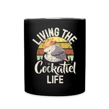 Cockatiel Gifts - Tasse einfarbig - Schwarz - Vorne