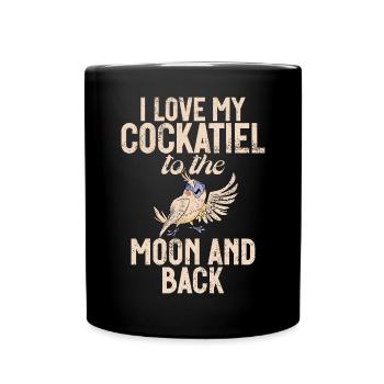 Cadeaux de calopsitte - Mug uni - noir - Devant