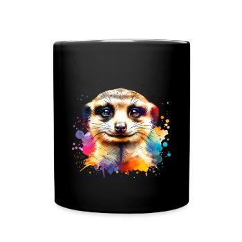 Meerkat - Full Colour Mug - black - Front