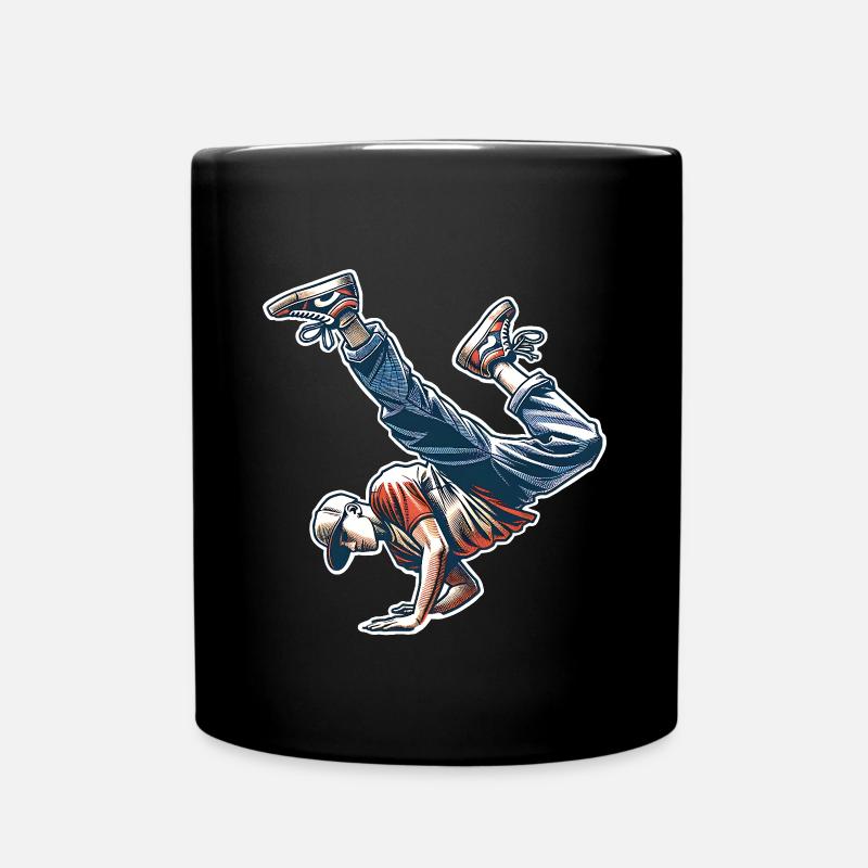 Breakdance - Tasse einfarbig - Schwarz