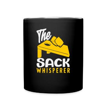 Funny Cornhole Player Gift - Full Colour Mug - black - Front