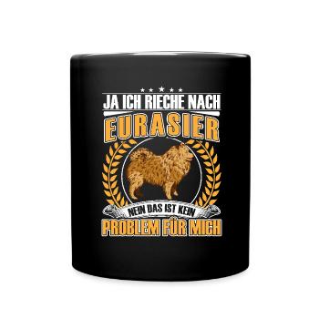 Odeur d’Eurasier Spitz Eurasien - Mug uni - noir - Devant