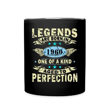 Millésime Années 1960 Anniversaire Né dans les années 1960 - Mug uni - noir - Devant