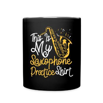 Saxophone This Is My Saxophone - Full Colour Mug - black - Front