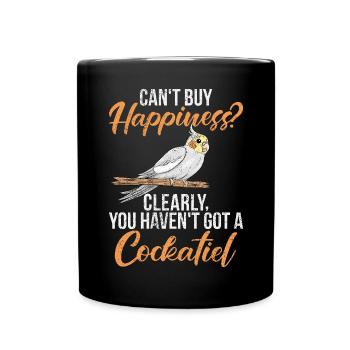 Cadeaux de calopsitte - Mug uni - noir - Devant