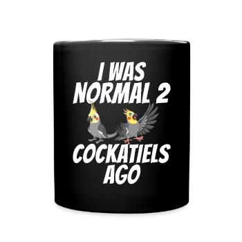 Cadeaux de calopsitte - Mug uni - noir - Devant