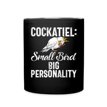 Cadeaux de calopsitte - Mug uni - noir - Devant
