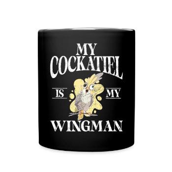 Cadeaux de calopsitte - Mug uni - noir - Devant