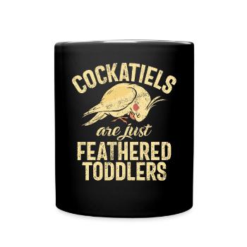 Cadeaux de calopsitte - Mug uni - noir - Devant